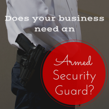 Need an armed security guard? Sterling can help!